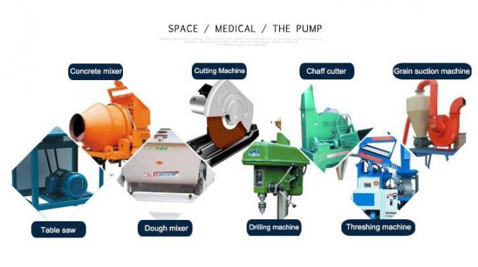 Jednofazowy 2,2 kW 3HP silnik prądu bieżącego 380V 50HZ 2300 obr./min. 4