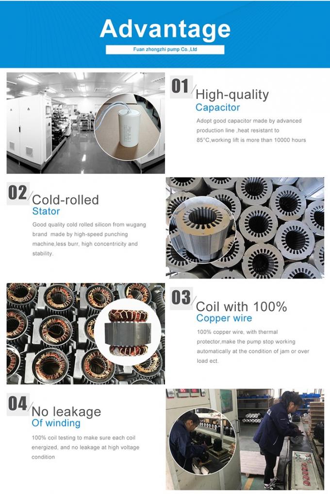 50Hz 0,75KW 1HP 1440rpm Jednopasowy kondensator - uruchomienie Asynchroniczny silnik indukcyjny 220V/230V AC Volta 60Hz Częstotliwość moc znamionowa 14