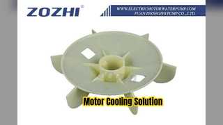 Białe plastikowe łopatki wentylatora 24x151mm 7 ostrzy