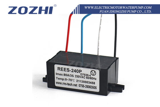 REES-240P 230V Elektroniczny silnik z wyłącznikiem odśrodkowym z maksymalnym prądem 80A/3s i zakresem temperatur 0-70°C